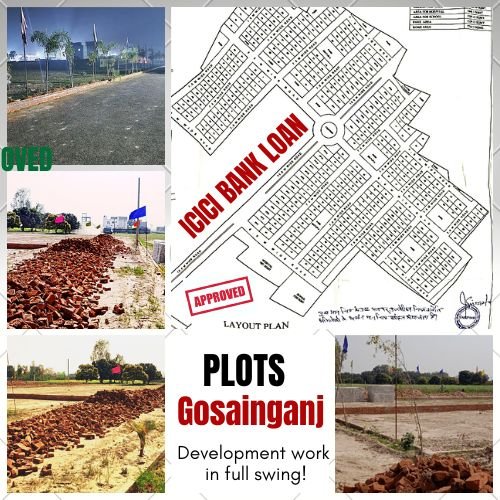 plots in gosainganj